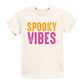 Spooky Vibes Bright Distressed - Youth Short Sleeve Graphic T-Shirt and Toddler Short Sleeve Graphic T-Shirt