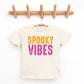 Spooky Vibes Bright Distressed - Youth Short Sleeve Graphic T-Shirt and Toddler Short Sleeve Graphic T-Shirt