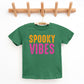 Spooky Vibes Bright Distressed - Youth Short Sleeve Graphic T-Shirt and Toddler Short Sleeve Graphic T-Shirt