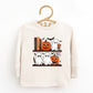 Halloween Bookshelf Ghosts - Toddler Long Sleeve Graphic Tee and Youth Long Sleeve Graphic T-Shirt