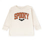 Varsity Spooky Bat Distressed - Toddler Long Sleeve Graphic Tee and Youth Long Sleeve Graphic T-Shirt