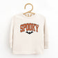 Varsity Spooky Bat Distressed - Toddler Long Sleeve Graphic Tee and Youth Long Sleeve Graphic T-Shirt