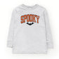 Varsity Spooky Bat Distressed - Toddler Long Sleeve Graphic Tee and Youth Long Sleeve Graphic T-Shirt
