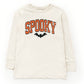 Varsity Spooky Bat Distressed - Toddler Long Sleeve Graphic Tee and Youth Long Sleeve Graphic T-Shirt