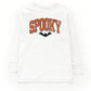 Varsity Spooky Bat Distressed - Toddler Long Sleeve Graphic Tee and Youth Long Sleeve Graphic T-Shirt