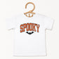 Varsity Spooky Bat Distressed - Youth Short Sleeve Graphic T-Shirt and Toddler Short Sleeve Graphic T-Shirt