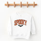 Varsity Spooky Bat Distressed - Toddler Graphic Sweatshirt and Youth Graphic Sweatshirt