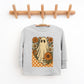 Checkered Ghost Floral Vintage - Youth Long Sleeve Graphic T-Shirt and Toddler Long Sleeve Graphic Tee