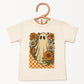 Checkered Ghost Floral Vintage - Youth Short Sleeve Graphic T-Shirt and Toddler Short Sleeve Graphic T-Shirt