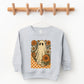 Checkered Ghost Floral Vintage - Toddler Graphic Sweatshirt and Youth Graphic Sweatshirt