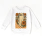 Checkered Ghost Floral Vintage - Toddler Graphic Sweatshirt and Youth Graphic Sweatshirt