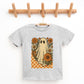 Checkered Ghost Floral Vintage - Youth Short Sleeve Graphic T-Shirt and Toddler Short Sleeve Graphic T-Shirt