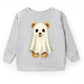 Watercolor Ghost Bear - Kids Toddler Sweatshirt and Kids Youth Sweatshirt