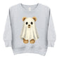 Watercolor Ghost Bear - Kids Toddler Sweatshirt and Kids Youth Sweatshirt