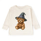 Watercolor Witchy Bear - Kids Toddler Long Sleeve Tee and Kids Youth Long Sleeve Tee