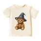 Watercolor Witchy Bear - Kids Youth Short Sleeve Tee and Toddler Short Sleeve Tee