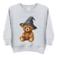 Watercolor Witchy Bear - Kids Youth Sweatshirt and Kids Toddler Sweatshirt