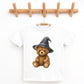 Watercolor Witchy Bear - Kids Youth Short Sleeve Tee and Toddler Short Sleeve Tee
