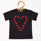 Candy Cane Heart - Youth Short Sleeve Graphic T-Shirt and Toddler Short Sleeve Graphic T-Shirt