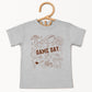 Football Game Day Collage - Kids Youth Short Sleeve Tee and Toddler Short Sleeve Tee