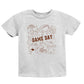 Football Game Day Collage - Kids Youth Short Sleeve Tee and Toddler Short Sleeve Tee