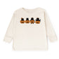 Four Black Cats Pumpkins - Toddler Long Sleeve Graphic Tee and Youth Long Sleeve Graphic T-Shirt