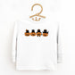 Four Black Cats Pumpkins - Toddler Long Sleeve Graphic Tee and Youth Long Sleeve Graphic T-Shirt