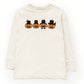 Four Black Cats Pumpkins - Toddler Long Sleeve Graphic Tee and Youth Long Sleeve Graphic T-Shirt