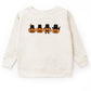 Four Black Cats Pumpkins - Toddler Graphic Sweatshirt and Youth Graphic Sweatshirt