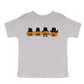 Four Black Cats Pumpkins - Youth Short Sleeve Graphic T-Shirt and Toddler Short Sleeve Graphic T-Shirt