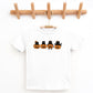 Four Black Cats Pumpkins - Youth Short Sleeve Graphic T-Shirt and Toddler Short Sleeve Graphic T-Shirt