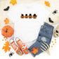 Four Black Cats Pumpkins - Youth Short Sleeve Graphic T-Shirt and Toddler Short Sleeve Graphic T-Shirt
