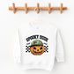 Spooky Dude Checkered Pumpkin - Toddler Graphic Sweatshirt and Youth Graphic Sweatshirt