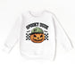Spooky Dude Checkered Pumpkin - Toddler Graphic Sweatshirt and Youth Graphic Sweatshirt
