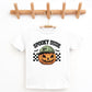Spooky Dude Checkered Pumpkin - Youth Short Sleeve Graphic T-Shirt and Toddler Short Sleeve Graphic T-Shirt