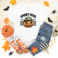 Spooky Dude Checkered Pumpkin - Youth Short Sleeve Graphic T-Shirt and Toddler Short Sleeve Graphic T-Shirt