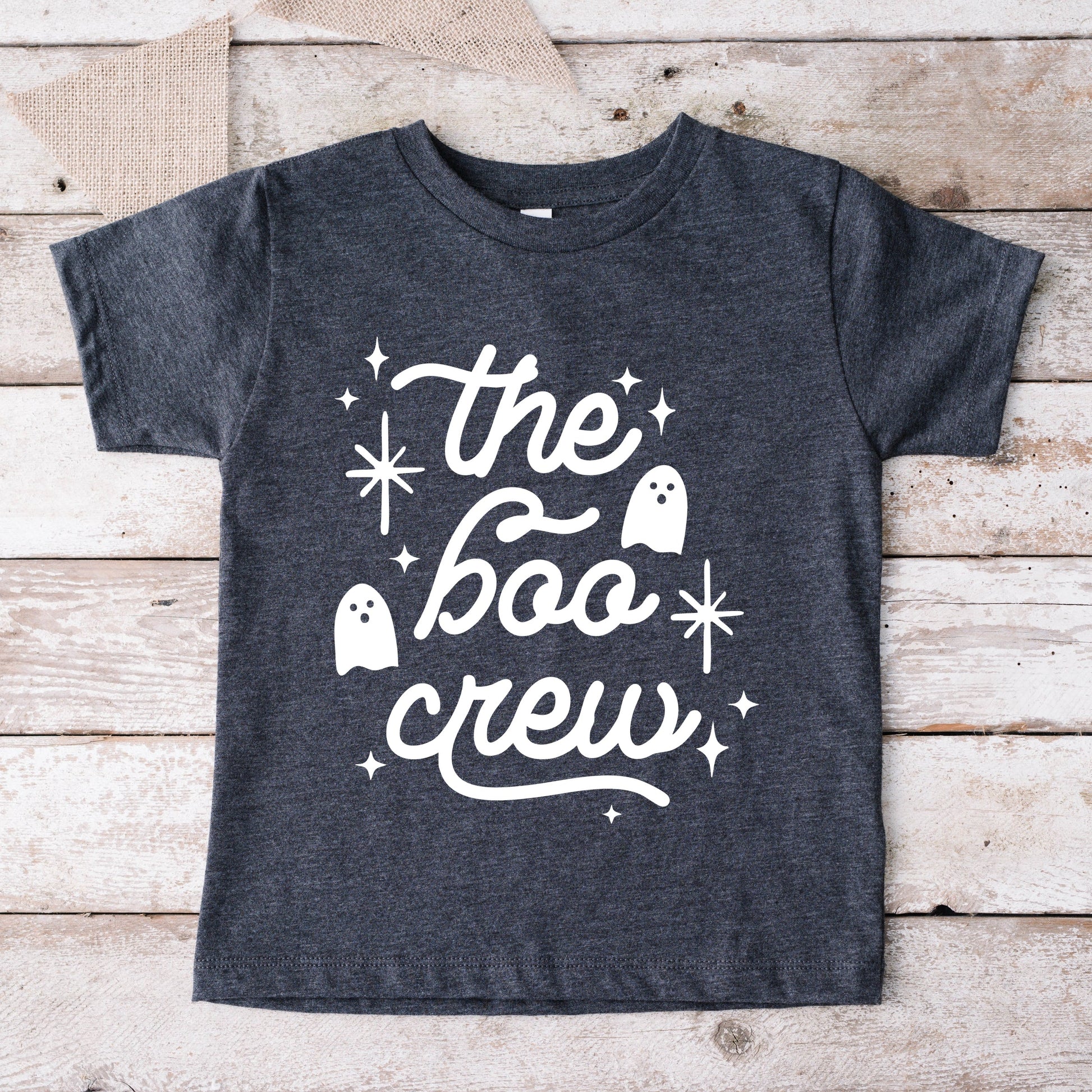 The Boo Crew Ghosts - Youth Short Sleeve Graphic T-Shirt and Toddler Short Sleeve Graphic T-Shirt
