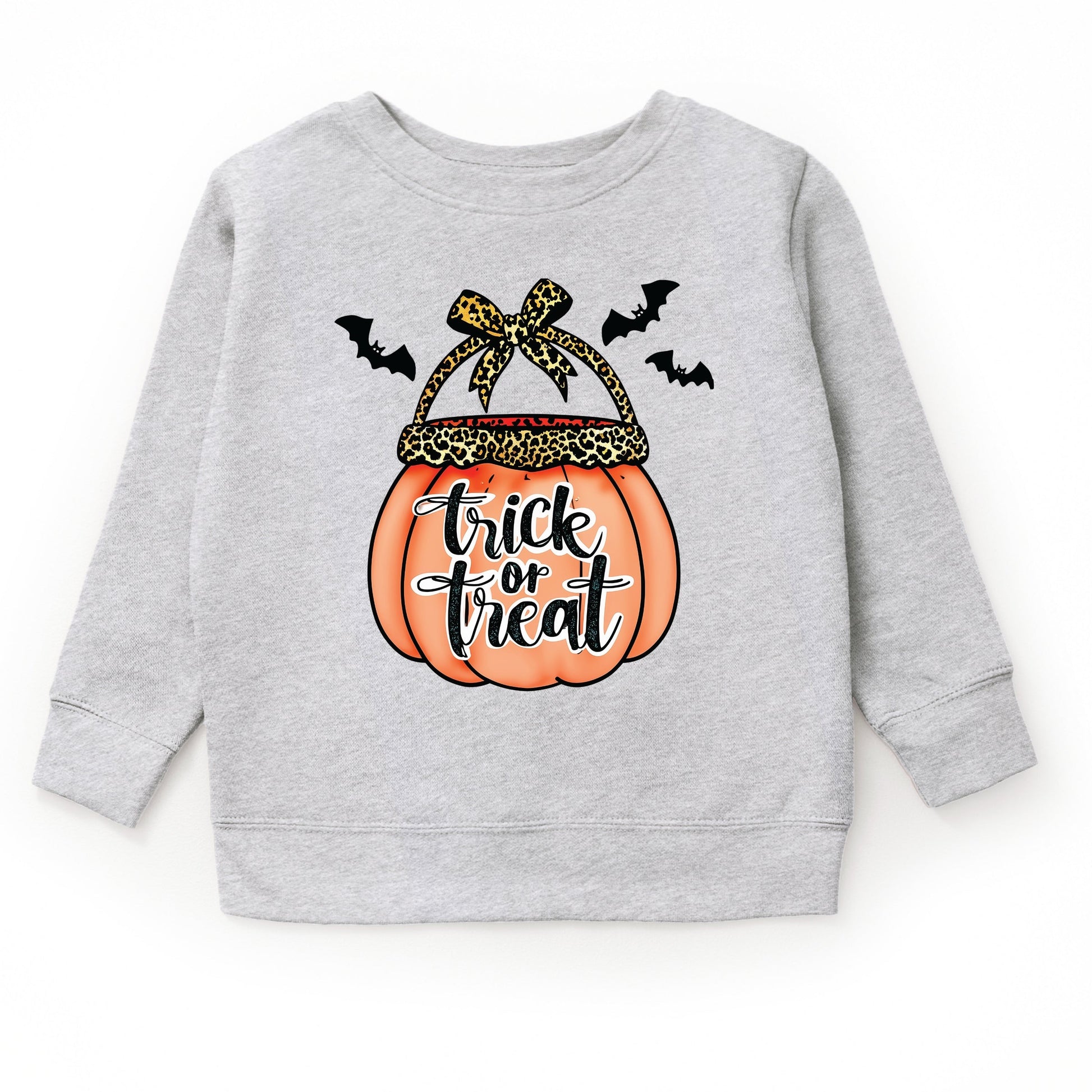 Trick of Treat Pumpkin - Toddler Graphic Sweatshirt and Youth Graphic Sweatshirt