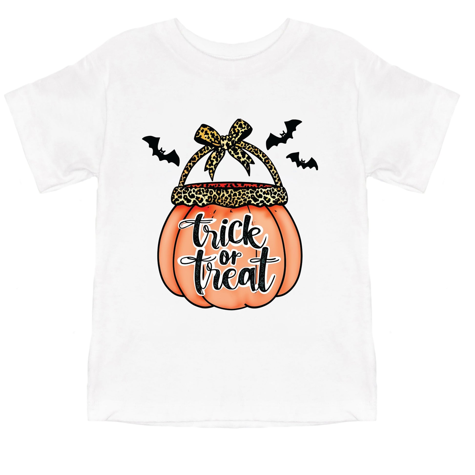 Trick of Treat Pumpkin - Youth Short Sleeve Graphic T-Shirt and Toddler Short Sleeve Graphic T-Shirt