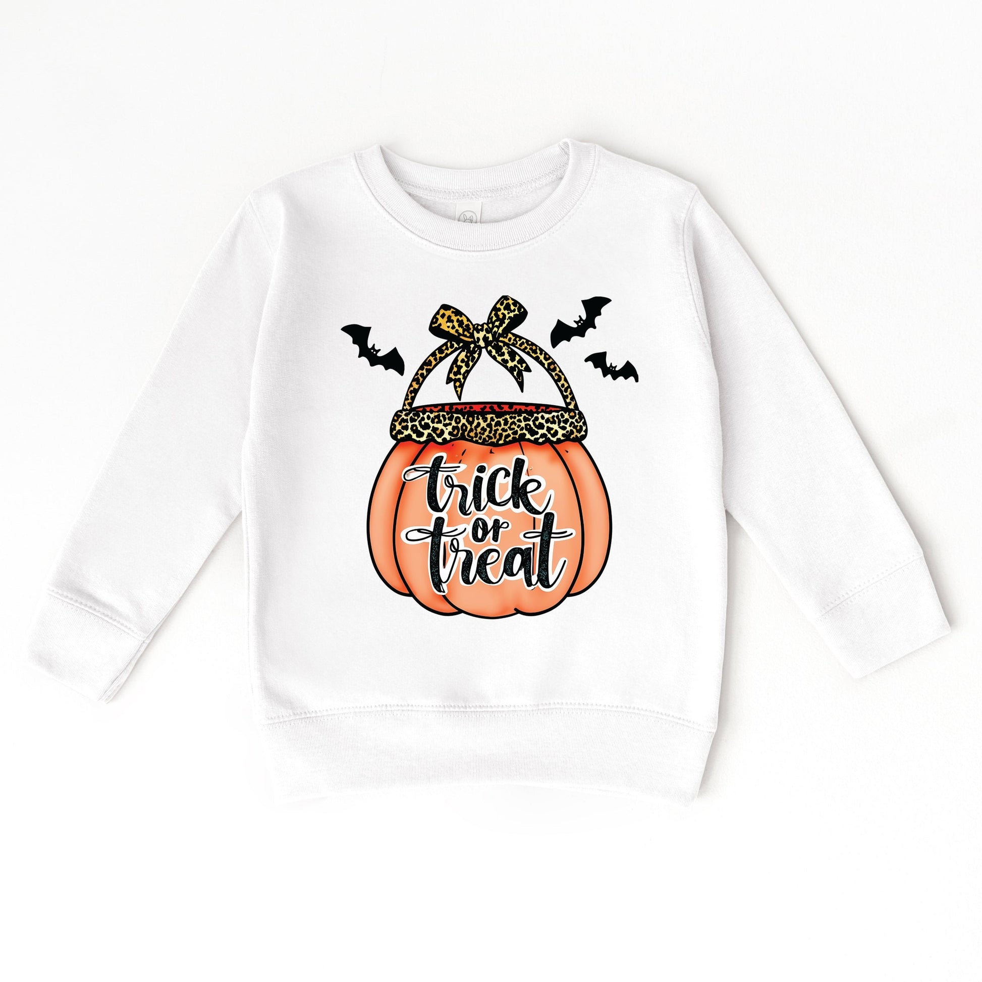 Trick of Treat Pumpkin - Toddler Graphic Sweatshirt and Youth Graphic Sweatshirt