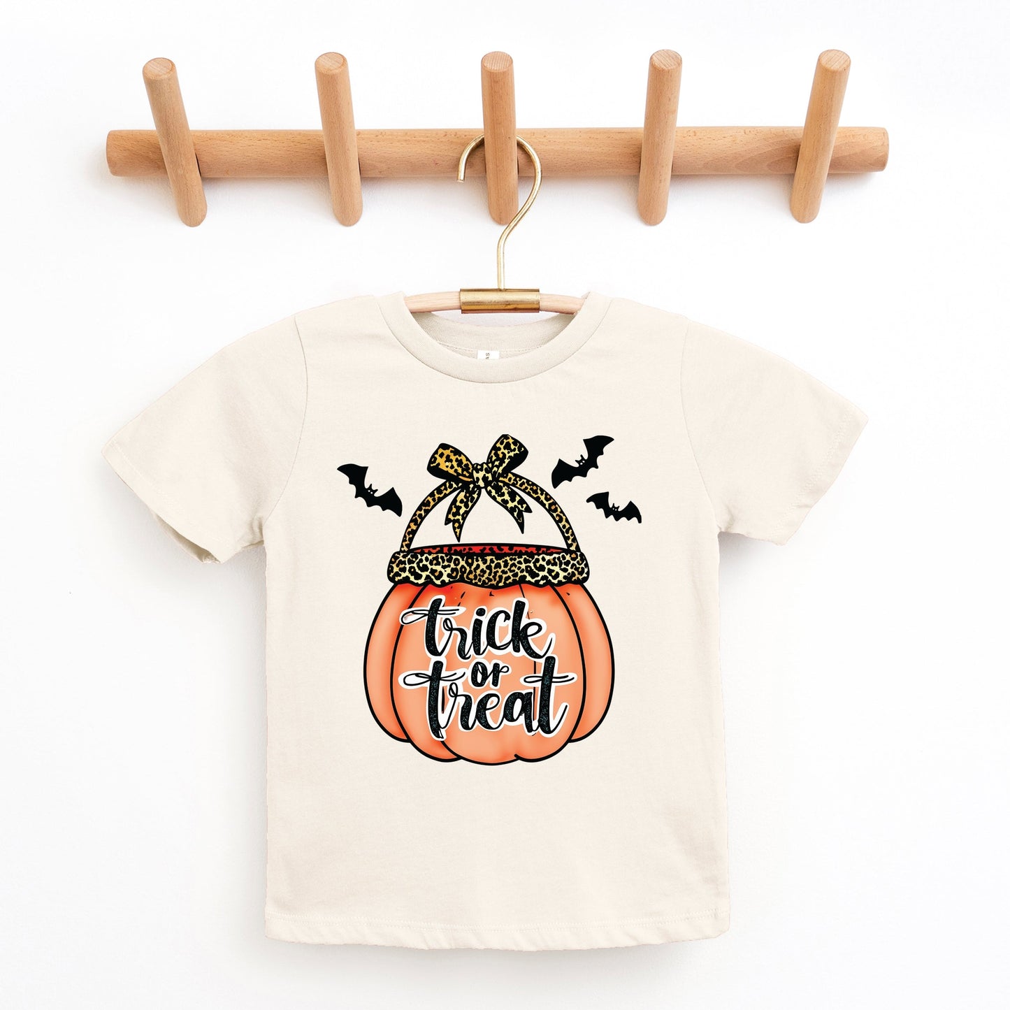 Trick of Treat Pumpkin - Youth Short Sleeve Graphic T-Shirt and Toddler Short Sleeve Graphic T-Shirt