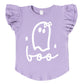 Boo Ghost Bow - Flutter Sleeve Tee