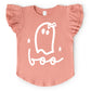 Boo Ghost Bow - Flutter Sleeve Tee