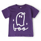 Boo Ghost Bow - Youth Short Sleeve Graphic T-Shirt and Toddler Short Sleeve Graphic T-Shirt