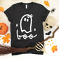 Boo Ghost Bow - Youth Short Sleeve Graphic T-Shirt and Toddler Short Sleeve Graphic T-Shirt