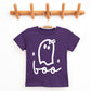 Boo Ghost Bow - Youth Short Sleeve Graphic T-Shirt and Toddler Short Sleeve Graphic T-Shirt