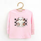 Checkered Ghost Rose - Kids Toddler Long Sleeve Tee and Kids Youth Long Sleeve Tee
