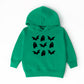 Ghosts and Bats Stacked - Toddler Hoodie