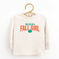The Life Of A Fall Girl Puff/Glitter - Kids Youth Long Sleeve Tee and Kids Toddler Long Sleeve Tee
