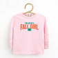 The Life Of A Fall Girl Puff/Glitter - Kids Youth Long Sleeve Tee and Kids Toddler Long Sleeve Tee